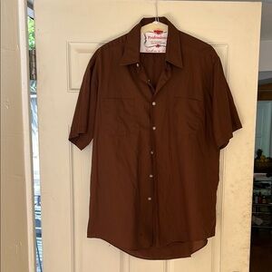 Men’s Vintage Short Sleeve Button Down